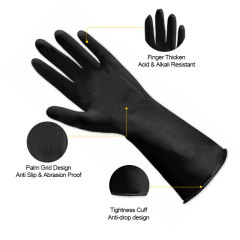Chemical protective gloves