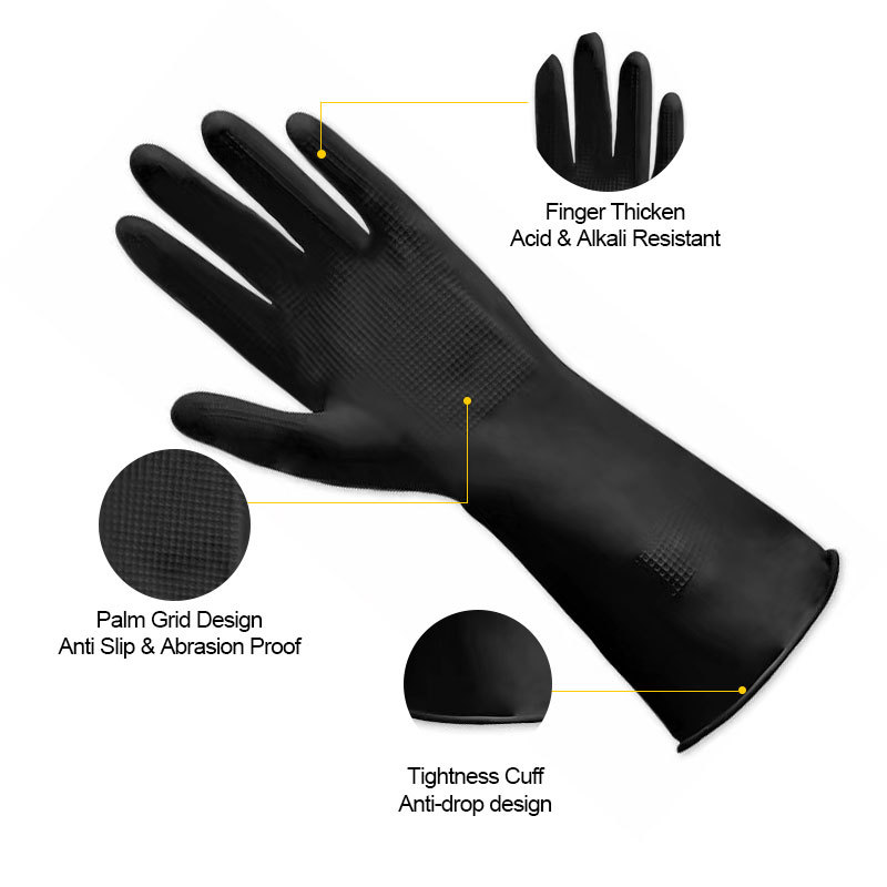 Chemical protective gloves