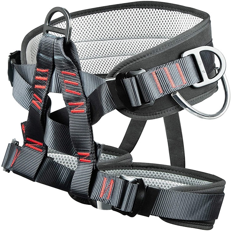 Firefighting half body safety harness rope