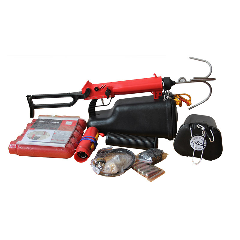 Lifesaving throwing launcher