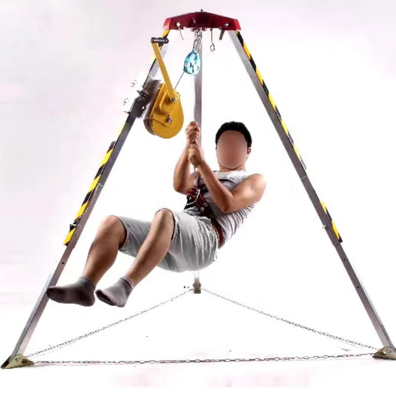 Firefighting rescue tripod