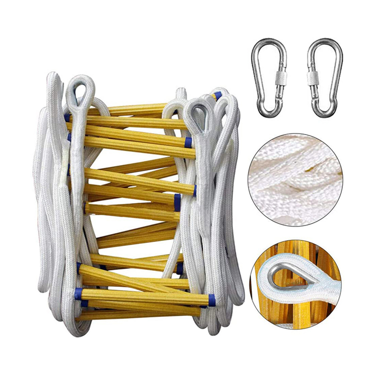 Escape anti-skid soft rope ladder