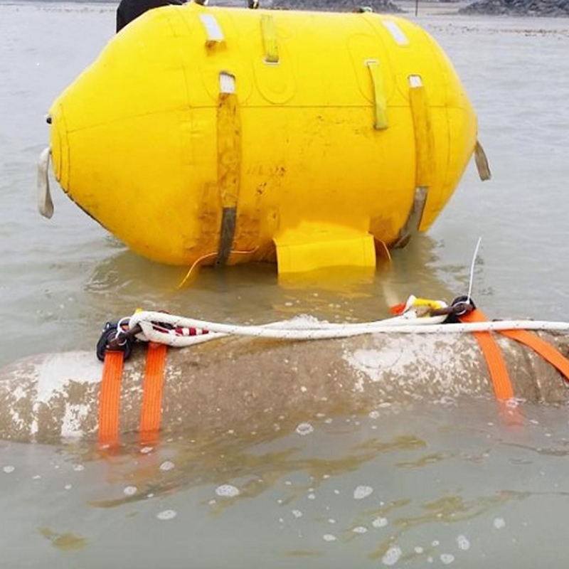 Underwater air lifting buoyancy bag