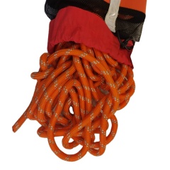 Water life rescue throw rope bag