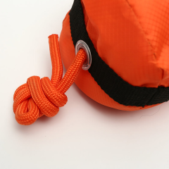 Water life rescue throw rope bag