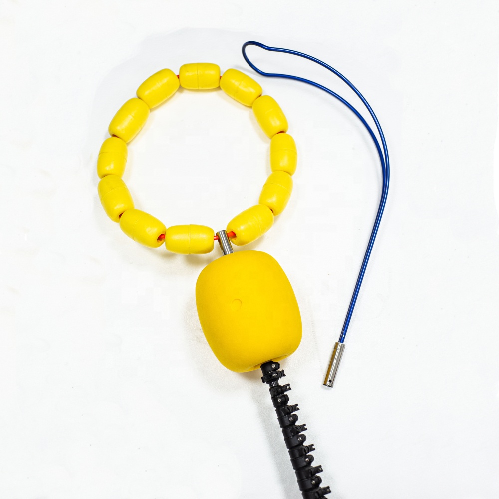 Reach and rescue telescopic rescue pole