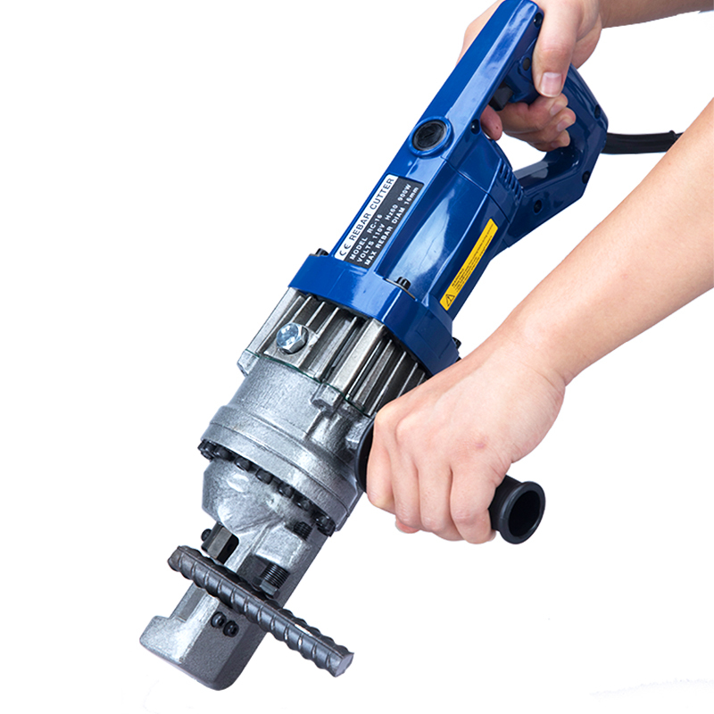 Hydraulic handheld cutter for steel bar