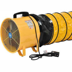 Portable long hose tunnel ventilation