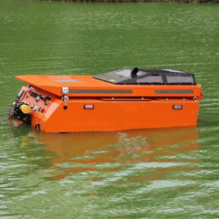 Self-propelled water supply and drainage pump vehicule/Drainage robot