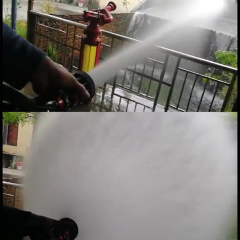Multifunctional recoilless firefighting water gun water nozzle