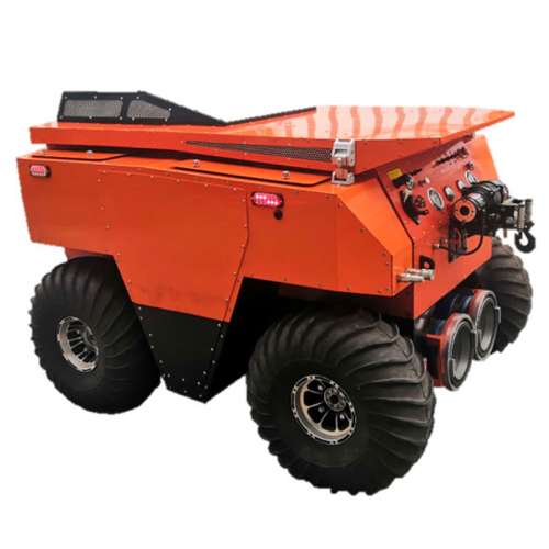 Self-propelled water supply and drainage pump vehicule/Drainage robot