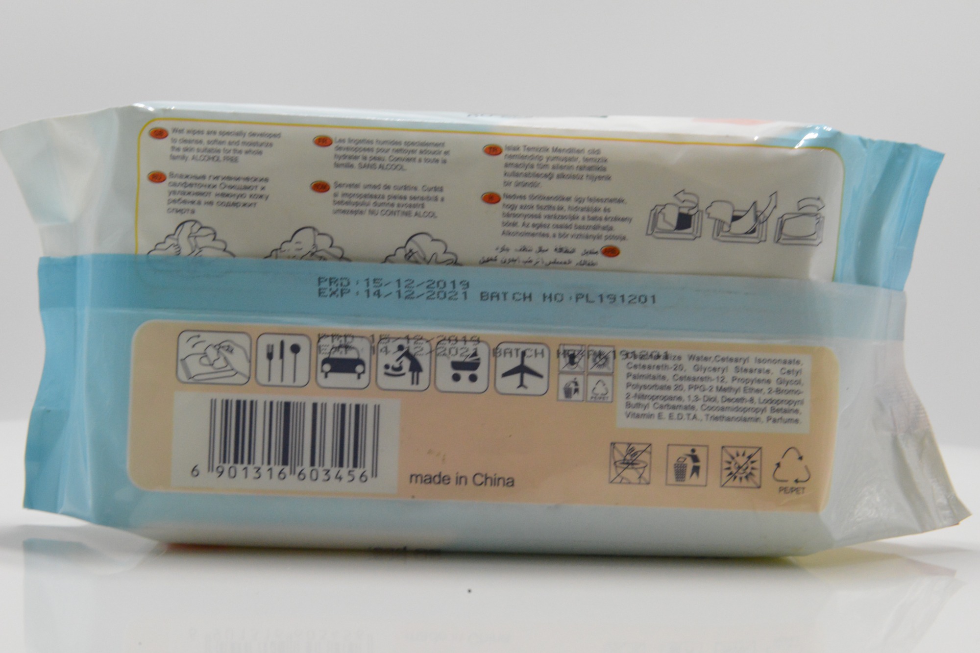 creamy baby wet wipes QD10032