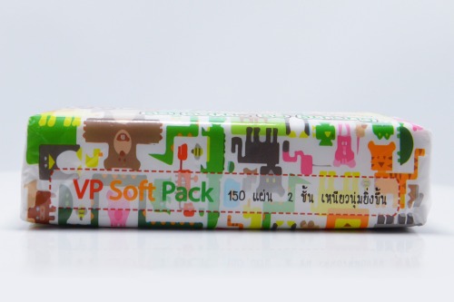 VP soft pack 150PCS 2ply facial tissue paper QD20090