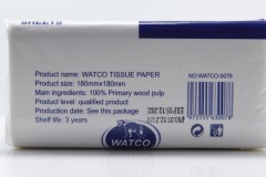 WATCO 600sheets facial tissue paper