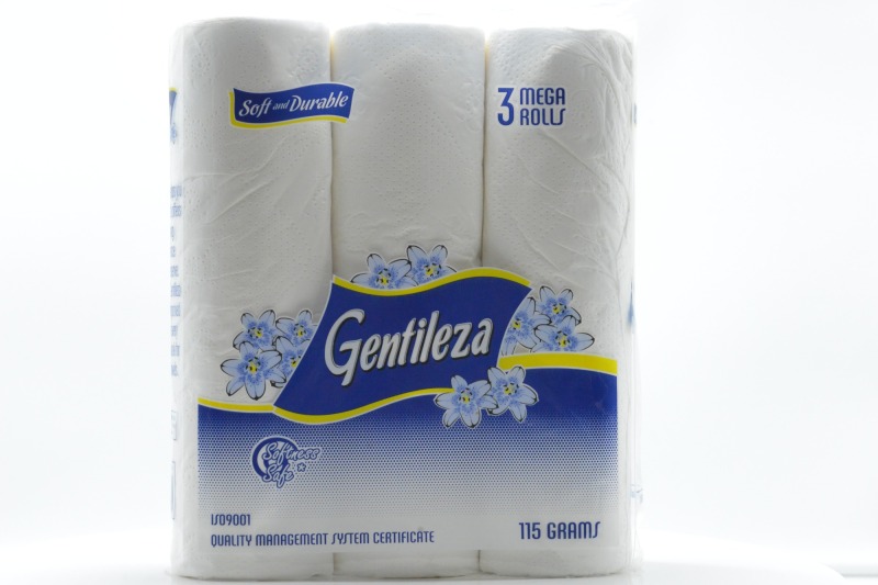 gentileza 115g 3rolls kitchen paper towel