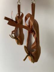 Ballet Shoe Keychain