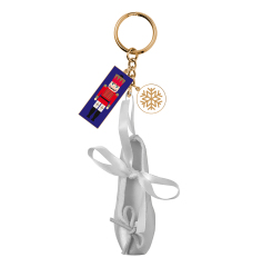 Ballet Shoe Keychain