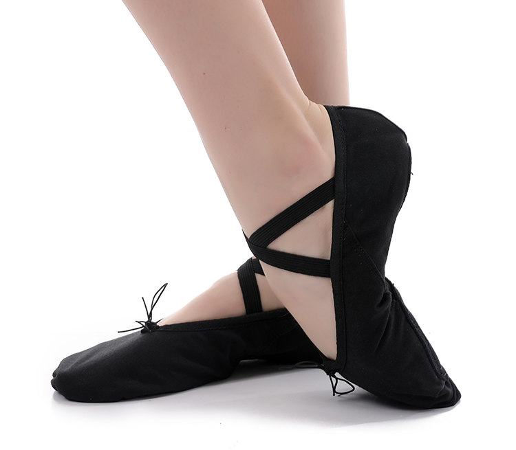 Canvas Split Sole Ballet Shoes