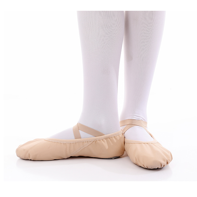 Black Canvas Ballet Shoes