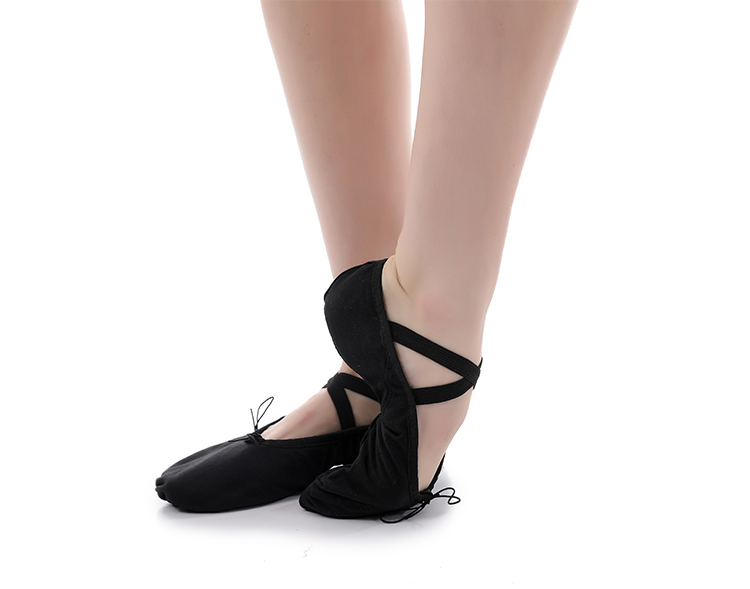 Canvas Split Sole Ballet Shoes