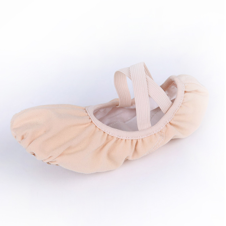 Black Canvas Ballet Shoes