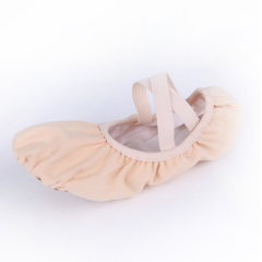 Black Canvas Ballet Shoes