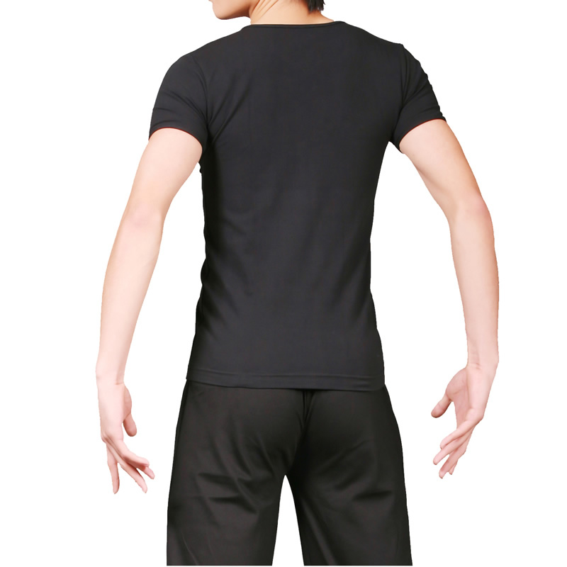 Men's Short Sleeve Dance Tops