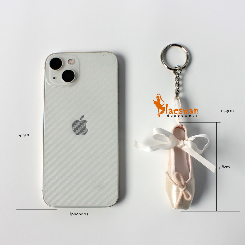 Ballet Shoe Keychain