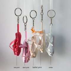 Ballet Shoe Keychain