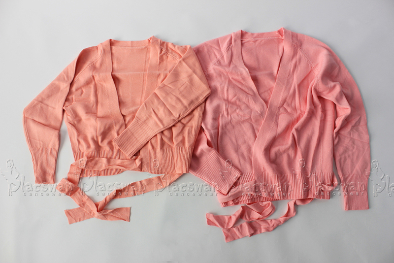 Cropped Ballet Wrap Cardigan