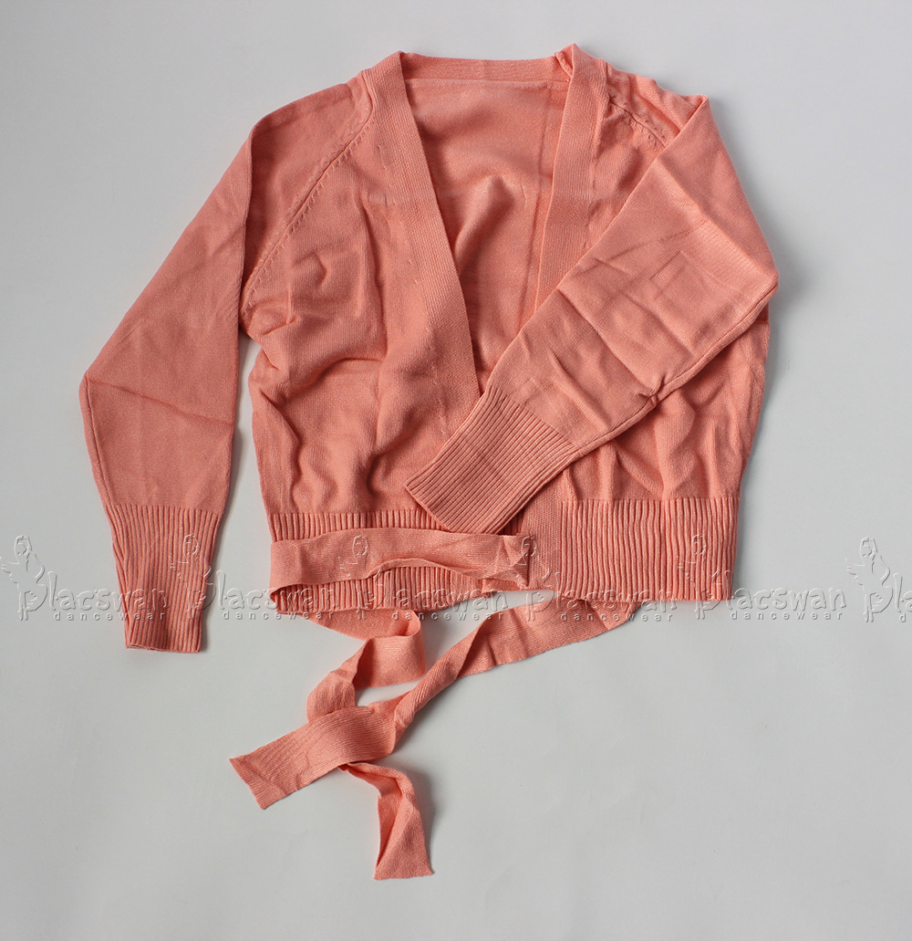 Cropped Ballet Wrap Cardigan