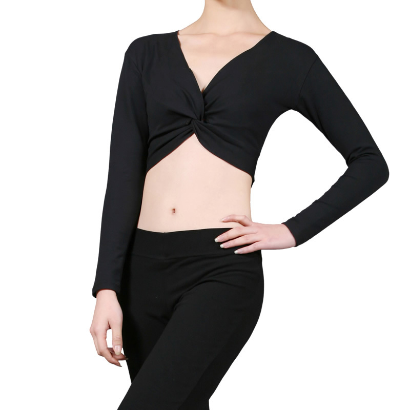 Long Sleeve Ballet Wrap Top