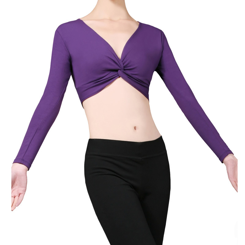 Long Sleeve Ballet Wrap Top