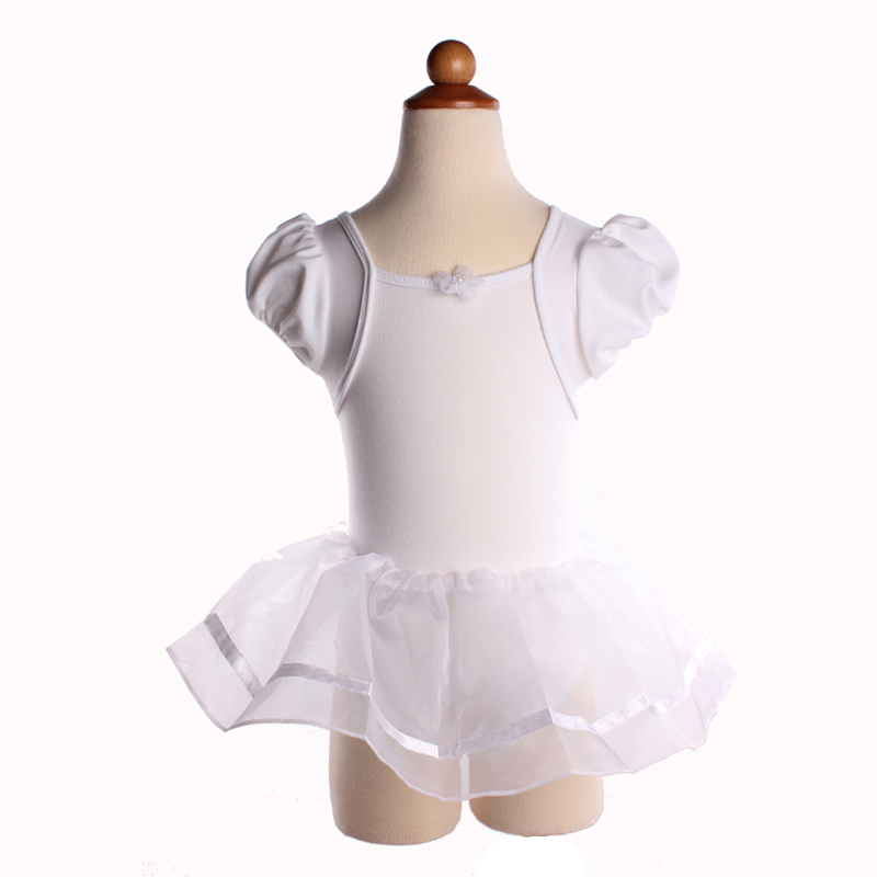 White Skirted Leotard