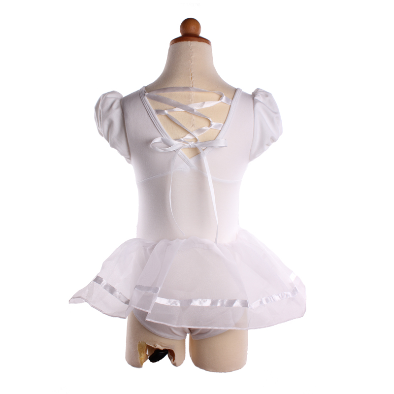 White Skirted Leotard