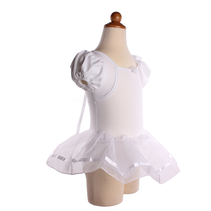 White Skirted Leotard