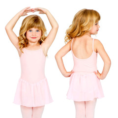 Pink Ballet Leotard With Skirt