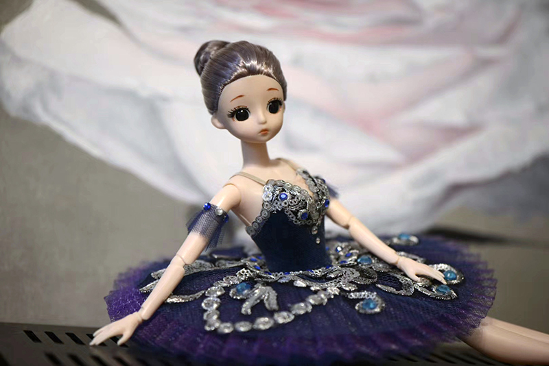 Blue Ballerina Doll