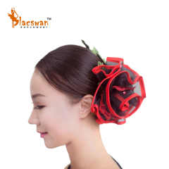 Red Rose Spanish Ballerina Headpiece