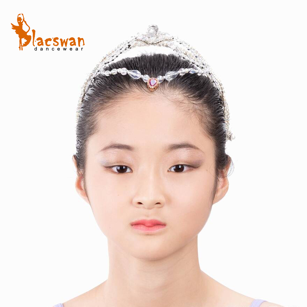 Silver and White Ballerina Headpiece