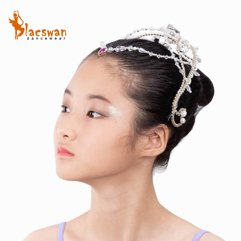 Silver and White Ballerina Headpiece
