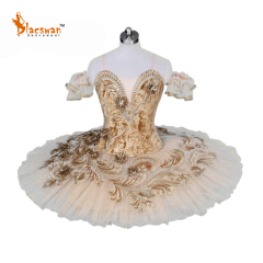 Gold Ballet Tutus For Competition