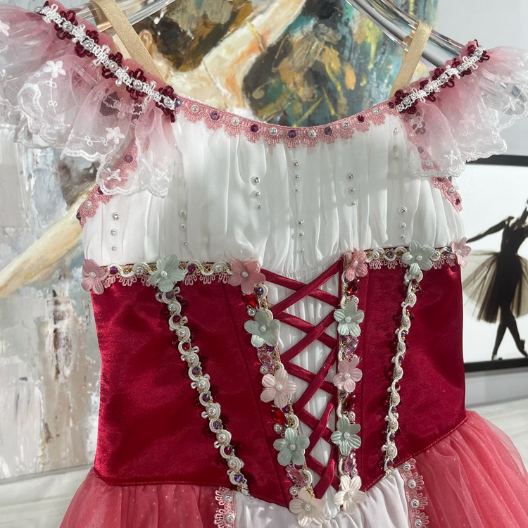 Red Giselle Ballet Costume