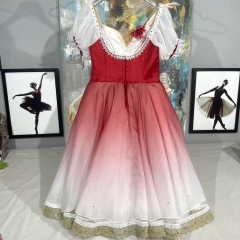 Red Giselle Ballet Tutu