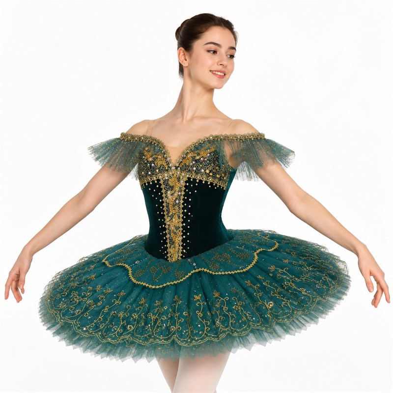 Esmeralda Variation Tutu - Green
