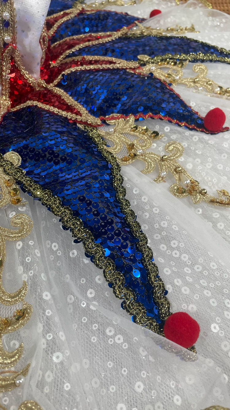 Harlequin Doll Nutcracker Costume
