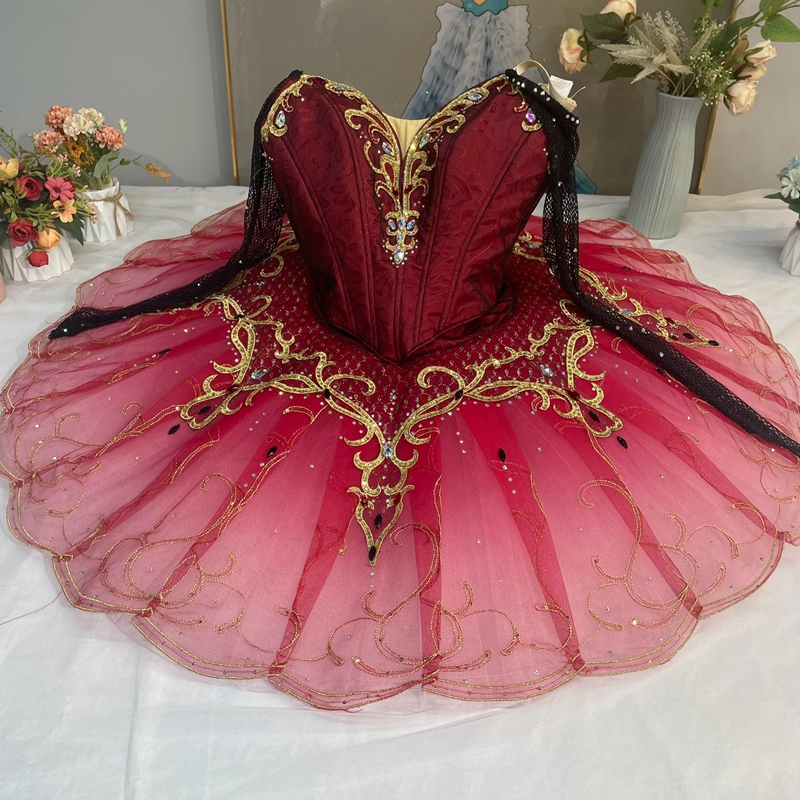 Red Paquita Ballet Tutu