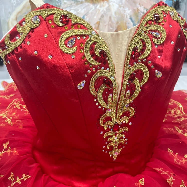 Red Kitri Ballet costume Tutu