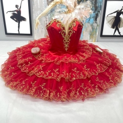 Red Kitri Ballet costume Tutu