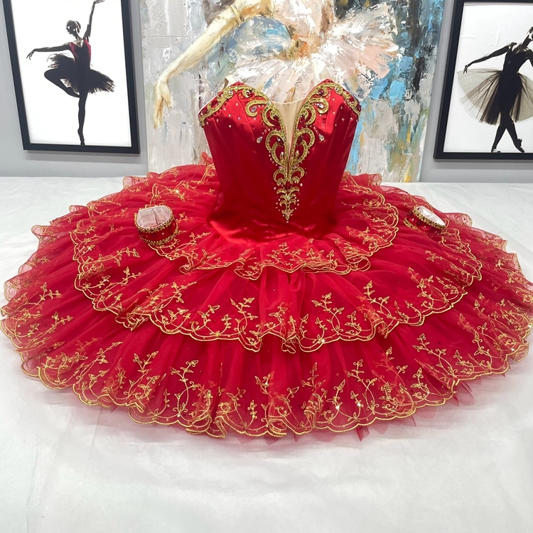 Red Kitri Ballet costume Tutu